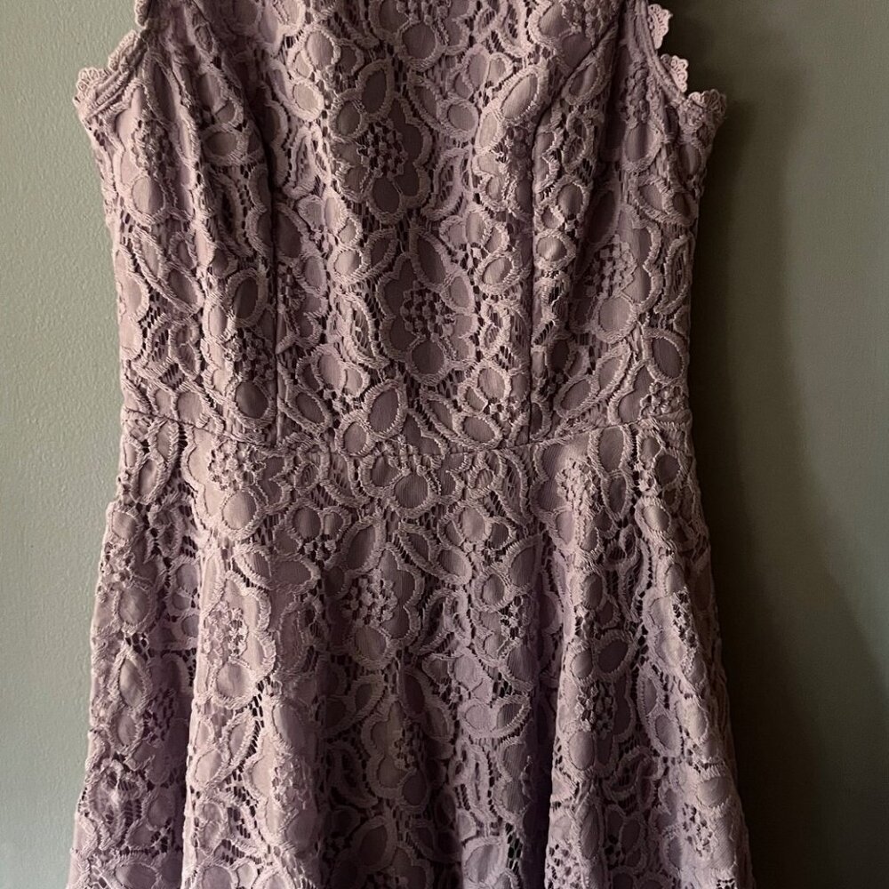 City Studio Light Purple Lace Sleeveless Dress - Size 5 (Junior)
